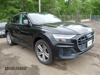 2019 Audi Q8 Premium z VIN WA1AVAF16KD019301, wystawiony jako IAAI lot #42227309 z przebiegiem 84 431 mil mil oraz . Historia ofert i sprzedaży dostępna na DreamBid. Obrazek 1.