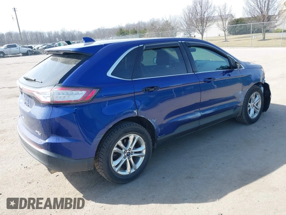 2015 Ford Edge SEL with VIN 2FMTK4J84FBC18514, listed as a IAAI auction lot 41807224 with 117,497 mi miles. Bid and sale history available at carsss.com. Image 4.