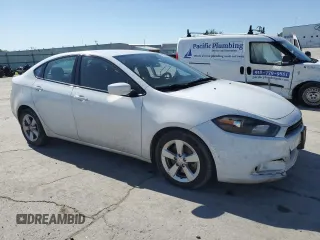 2015 Dodge Dart SXT with VIN 1C3CDFBBXFD128383, listed as a Copart auction lot 54830085 with 97,097 mi miles and Salvage title. Bid and sale history available at DreamBid. Image 4.