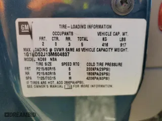 2003 Chevrolet Malibu with VIN 1G1ND52J13M604837, listed as a Copart auction lot 72518404 with 131,746 mi miles and Salvage Title. Bid and sale history available at carsss.com. Image 12.