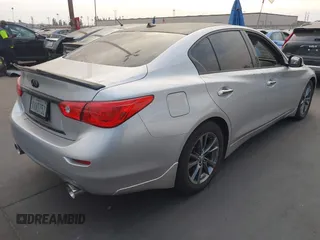 2017 Infiniti Q50 3.0t Premium with VIN JN1EV7APXHM741839, listed as a IAAI auction lot 41260299 with 107,644 mi miles. Bid and sale history available at carsss.com. Image 4.