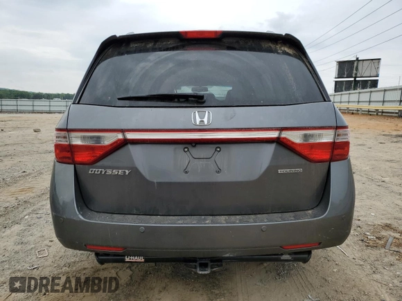 2012 Honda Odyssey Touring with VIN 5FNRL5H96CB045514, listed as a Copart auction lot 54698355 with 217,787 mi miles and Clean Title. Bid and sale history available at DreamBid. Image 6.