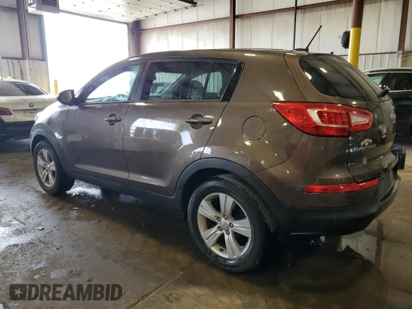2012 Kia Sportage LX with VIN KNDPB3A28C7331687, listed as a Copart auction lot 60219055 with 87,591 mi miles and Salvage title. Bid and sale history available at DreamBid. Image 2.