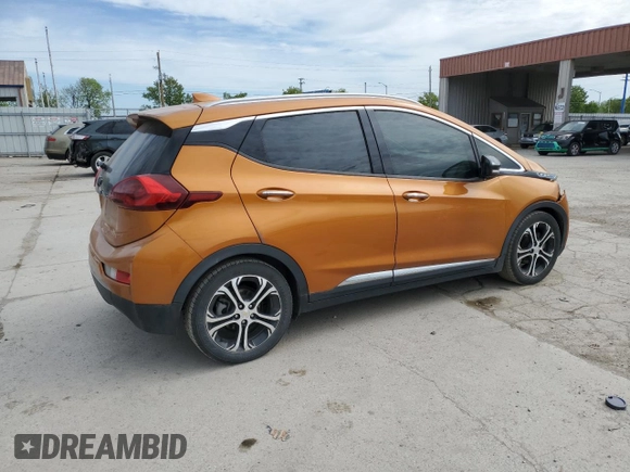 2017 Chevrolet Bolt EV Premier with VIN 1G1FX6S00H4161371, listed as a Copart auction lot 55960805 with 100,902 mi miles and Salvage title. Bid and sale history available at DreamBid. Image 3.
