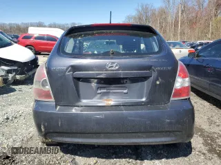 2007 Hyundai Accent SE with VIN KMHCN36C87U039421, listed as a Copart auction lot 49976915 with 182,626 mi miles and Salvage Title. Bid and sale history available at carsss.com. Image 6.