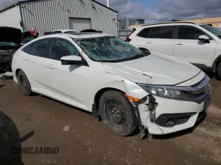 2017 Honda Civic EX with VIN 2HGFC2F80HH033518, listed as a Copart auction lot 48188555 with Not Provided miles and Clean Title. Bid and sale history available at DreamBid. Image 4.