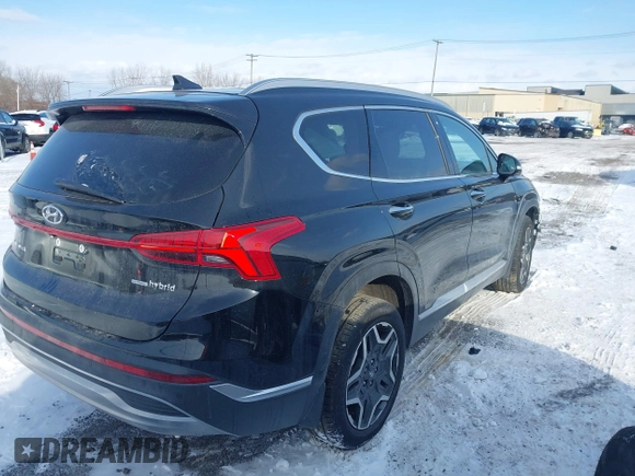 2023 Hyundai Santa Fe Hybrid Limited with VIN 5NMS5DA17PH018515, listed as a IAAI auction lot 41338696 with 44,843 mi miles. Bid and sale history available at carsss.com. Image 4.