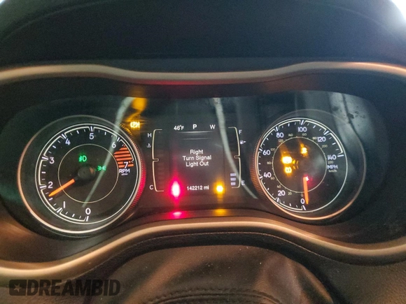 2016 Jeep Cherokee 75th Anniversary with VIN 1C4PJLCB8GW355788, listed as a Copart auction lot 43059795 with 142,212 mi miles and Clean Title. Bid and sale history available at carsss.com. Image 9.
