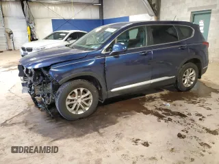 2020 Hyundai Santa Fe SE with VIN 5NMS2CAD4LH180349, listed as a Copart auction lot 50379195 with 34,746 mi miles and Salvage Title. Bid and sale history available at carsss.com. Image 1.