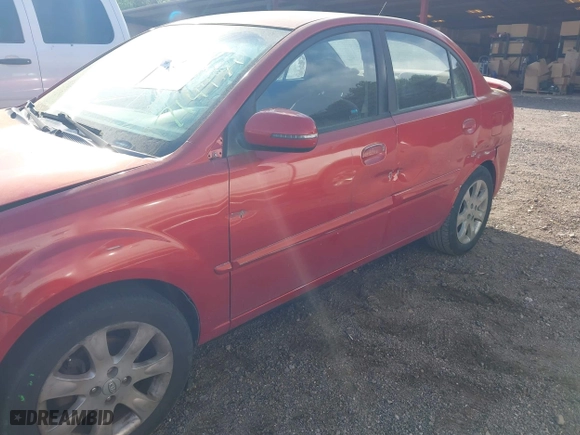 2011 Kia Rio LX with VIN KNADH4A33B6714471, listed as a IAAI auction lot 41970737 with 188,214 mi miles. Bid and sale history available at carsss.com. Image 13.
