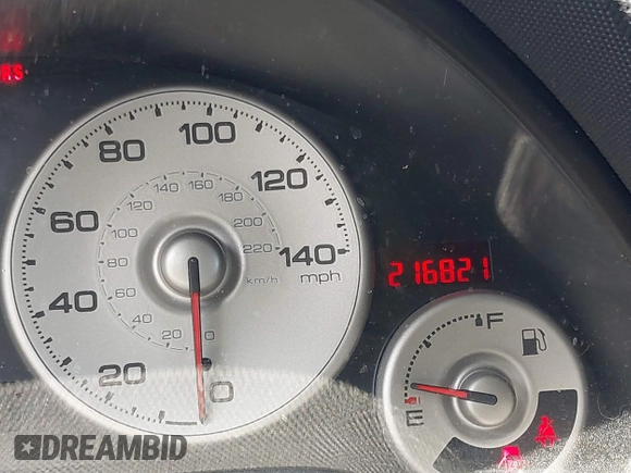 2004 Acura RSX with VIN JH4DC54864S005427, listed as a IAAI auction lot 42093927 with 216,821 mi miles. Bid and sale history available at carsss.com. Image 7.