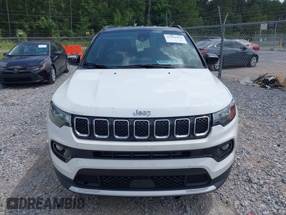 2023 Jeep Compass (RED) Edition with VIN 3C4NJDCN3PT565647, listed as a IAAI auction lot 42461874 with 42,830 mi miles and . Bid and sale history available at DreamBid. Image 12.