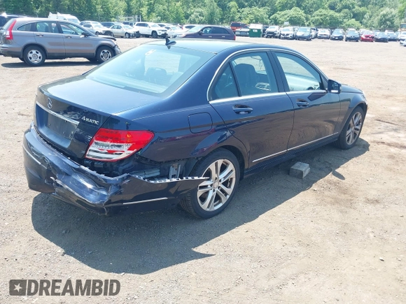 2013 Mercedes-Benz C 300 Sport with VIN WDDGF8AB0DR253144, listed as a IAAI auction lot 42483257 with 169,234 mi miles and . Bid and sale history available at DreamBid. Image 4.