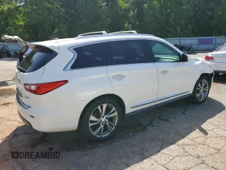 2014 Infiniti QX60 with VIN 5N1AL0MN8EC545432, listed as a Copart auction lot 63091435 with 156,113 mi miles and Salvage title. Bid and sale history available at DreamBid. Image 3.