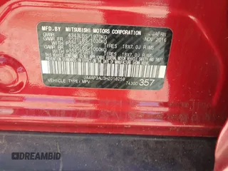 2017 Mitsubishi Outlander ES z VIN JA4AP3AU3HZ016259, wystawiony jako IAAI lot #42045220 z przebiegiem 182 159 mil mil oraz . Historia ofert i sprzedaży dostępna na DreamBid. Obrazek 9.