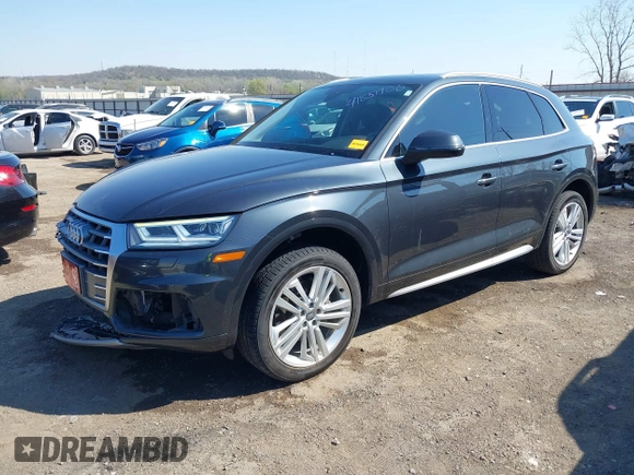 2018 Audi Q5 Premium Plus z VIN WA1BNAFY7J2149356, wystawiony jako IAAI lot #41851706 z przebiegiem 134 874 mil mil oraz . Historia ofert i sprzedaży dostępna na DreamBid. Obrazek 18.