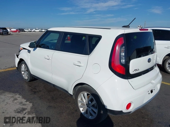 2018 Kia Soul + with VIN KNDJP3A50J7603244, listed as a IAAI auction lot 41670375 with 121,528 mi miles. Bid and sale history available at carsss.com. Image 3.