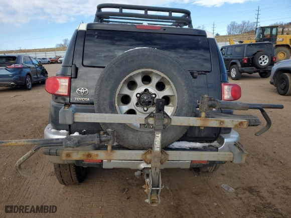2011 Toyota FJ Cruiser with VIN JTEBU4BF2BK100240, listed as a Copart auction lot 88638585 with 0 mi miles and Salvage Title. Bid and sale history available at carsss.com. Image 6.