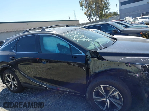 2024 Lexus RX 350h with VIN 2T2BBMCA6RC047627, listed as a IAAI auction lot 41748665 with 12,183 mi miles and . Bid and sale history available at DreamBid. Image 14.