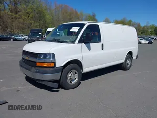 2018 Chevrolet Express Cargo with VIN 1GCWGAFGXJ1905387, listed as a IAAI auction lot 42127421 with 162,942 mi miles and . Bid and sale history available at DreamBid. Image 2.