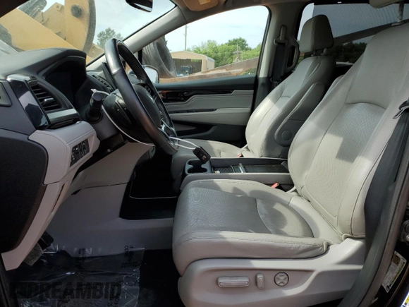 2019 Honda Odyssey Elite with VIN 5FNRL6H99KB008204, listed as a Copart auction lot 55454505 with 32,397 mi miles and Salvage Title. Bid and sale history available at DreamBid. Image 7.