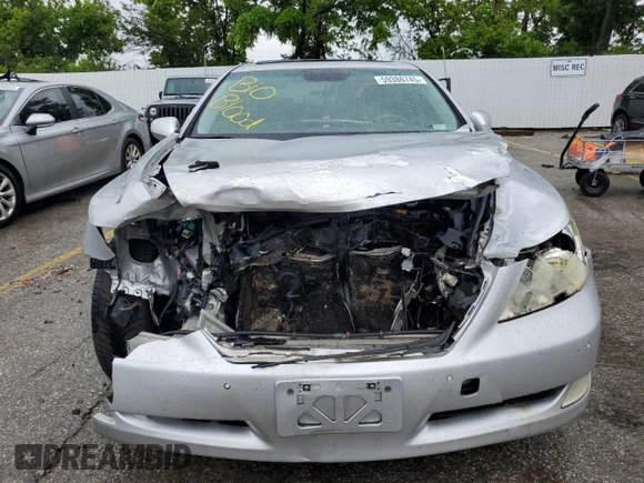 2007 Lexus LS 460 with VIN JTHBL46FX75031383, listed as a Copart auction lot 59386745 with Not provided miles and Salvage title. Bid and sale history available at DreamBid. Image 5.