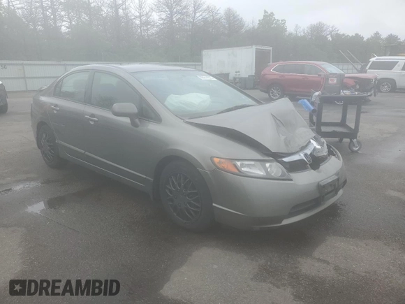 2008 Honda Civic LX z VIN 2HGFA16538H300057, wystawiony jako Copart lot #60214025 z przebiegiem 122 771 mil mil oraz Szkoda całkowita • Salvage title. Historia ofert i sprzedaży dostępna na DreamBid. Obrazek 4.