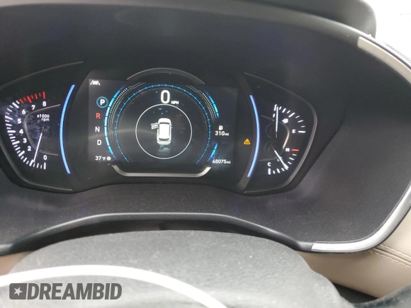 2020 Hyundai Santa Fe Limited with VIN 5NMS5CAA6LH186151, listed as a Copart auction lot 41838225 with 68,075 mi miles and Salvage Title. Bid and sale history available at carsss.com. Image 9.