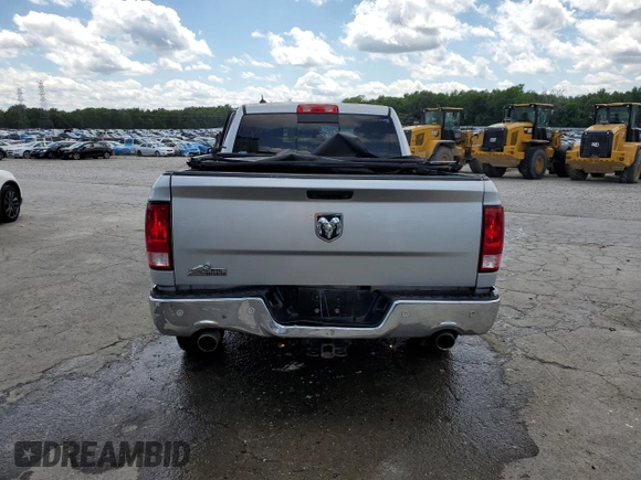 2017 Ram 1500 SLT with VIN 1C6RR6GT7HS651102, listed as a Copart auction lot 58850225 with 151,922 mi miles and Salvage title. Bid and sale history available at DreamBid. Image 6.