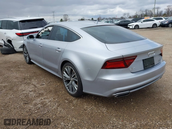 2016 Audi A7 3.0 Prestige with VIN WAU2GAFC0GN103537, listed as a IAAI auction lot 41915392 with 75,879 mi miles. Bid and sale history available at carsss.com. Image 3.