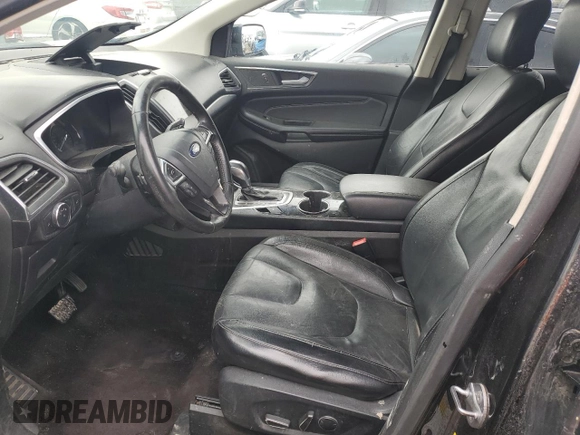 2017 Ford Edge Titanium with VIN 2FMPK4K91HBB91140, listed as a Copart auction lot 45295985 with 139,070 mi miles and Salvage Title. Bid and sale history available at carsss.com. Image 7.
