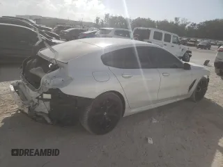 2020 BMW 8 Series M850i with VIN WBAGV8C06LBP49076, listed as a Copart auction lot 78481914 with 55,276 mi miles and Salvage Title. Bid and sale history available at DreamBid. Image 3.