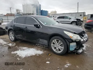 2012 Infiniti G25 x with VIN JN1DV6AR0CM860807, listed as a Copart auction lot 85808954 with 126,531 mi miles and Salvage Title. Bid and sale history available at DreamBid. Image 4.