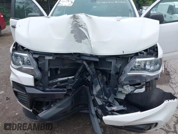 2021 Chevrolet Colorado 2WD Work Truck with VIN 1GCHSBEA9M1104836, listed as a IAAI auction lot 42273670 with 60,646 mi miles and . Bid and sale history available at DreamBid. Image 10.