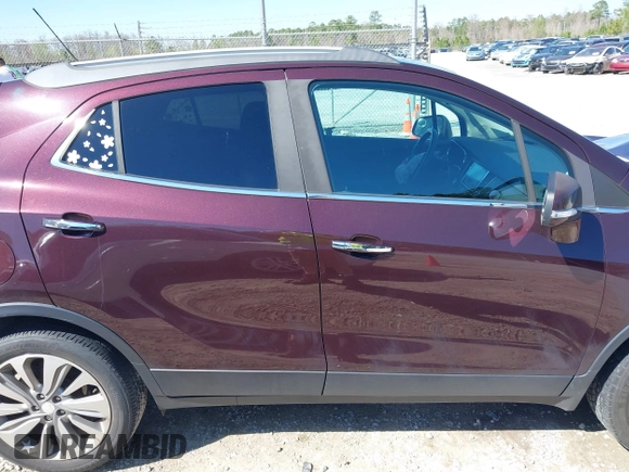 2018 Buick Encore Preferred with VIN KL4CJASB4JB627444, listed as a IAAI auction lot 41771515 with 90,332 mi miles. Bid and sale history available at carsss.com. Image 13.