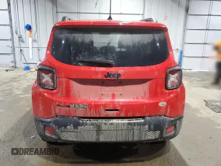 2018 Jeep Renegade Altitude with VIN ZACCJBBB7JPH21173, listed as a Copart auction lot 46781825 with 105,067 mi miles and Salvage title. Bid and sale history available at DreamBid. Image 6.