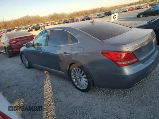 2015 Hyundai Equus Signature z VIN KMHGH4JH3FU092432, wystawiony jako Copart lot #88704375 z przebiegiem 100 058 mil mil oraz Szkoda całkowita • Salvage title. Historia ofert i sprzedaży dostępna na DreamBid. Obrazek 2.