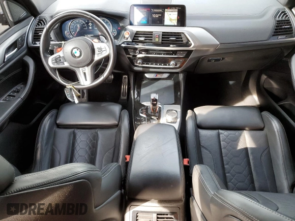 2020 BMW X3 M Competition with VIN 5YMTS0C00LLT10453, listed as a Copart auction lot 74014573 with 35,896 mi miles. Bid and sale history available at carsss.com. Image 8.