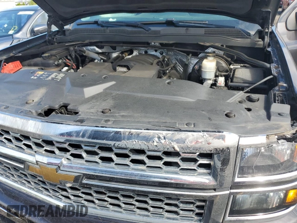 2015 Chevrolet Silverado 1500 LT with VIN 1GCVKREH4FZ197651, listed as a Copart auction lot 55634725 with Not Provided miles and Salvage Title. Bid and sale history available at DreamBid. Image 11.