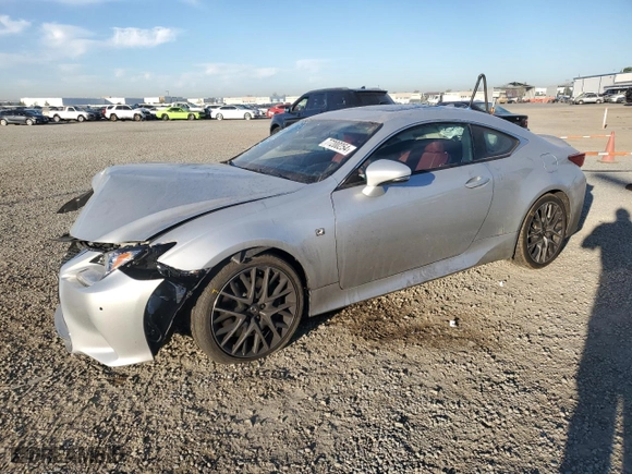 2016 Lexus RC 200t with VIN JTHHA5BC7G5002148, listed as a Copart auction lot 77200254 with 54,953 mi miles and Salvage Title. Bid and sale history available at carsss.com. Image 1.