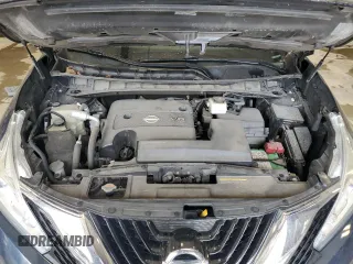 2017 Nissan Murano S z VIN 5N1AZ2MGXHN201590, wystawiony jako Copart lot #57227565 z przebiegiem 60 124 mil mil oraz Szkoda całkowita • Salvage title. Historia ofert i sprzedaży dostępna na DreamBid. Obrazek 11.