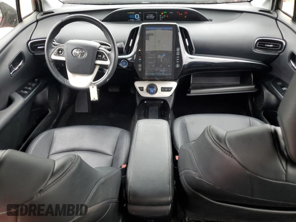 2017 Toyota Prius Plus with VIN JTDKARFPXH3064037, listed as a Copart auction lot 60490325 with 75,156 mi miles and Salvage title. Bid and sale history available at DreamBid. Image 8.