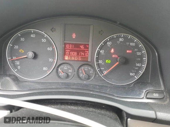 2007 Volkswagen Rabbit с VIN WVWDR71K57W284233, выставлен на аукционе Copart как лот 54092345 с пробегом 191 908 миль миль и Чистый • Clean title. История ставок и продаж доступна на DreamBid. Изображение 9.