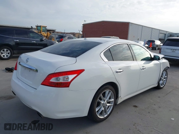 2011 Nissan Maxima S with VIN 1N4AA5AP1BC849457, listed as a IAAI auction lot 42632518 with 160,523 mi miles and . Bid and sale history available at DreamBid. Image 4.