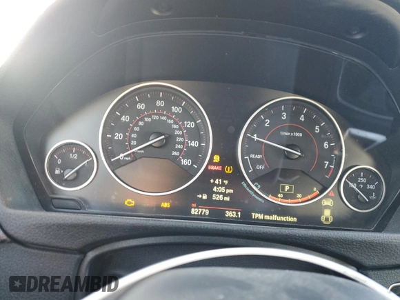 2014 BMW 3 Series 335i with VIN WBA3A9C59EF479669, listed as a Copart auction lot 89349195 with 82,779 mi miles and Salvage Title. Bid and sale history available at carsss.com. Image 9.
