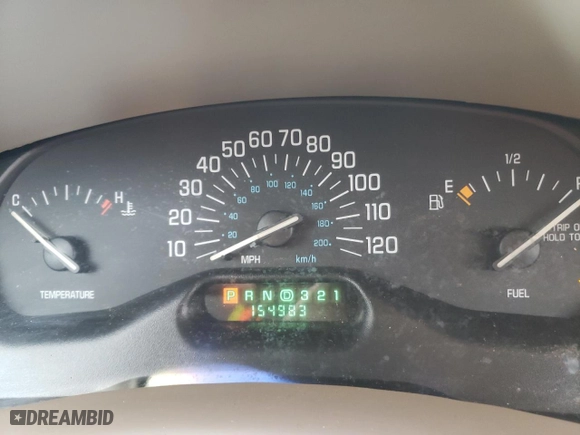 2001 Buick Century Custom with VIN 2G4WS52J811326265, listed as a Copart auction lot 45676885 with 154,983 mi miles and Salvage Title. Bid and sale history available at carsss.com. Image 9.