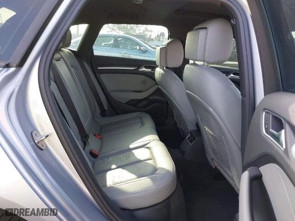 2017 Audi A3 Sportback e-tron Premium with VIN WAUUPBFF0HA104768, listed as a IAAI auction lot 41155862 with 103,809 mi miles. Bid and sale history available at carsss.com. Image 8.