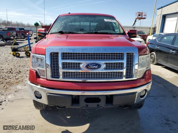 2009 Ford F-150 XL with VIN 1FTPW14V09FA06674, listed as a Copart auction lot 46355855 with 166,262 mi miles and Salvage Title. Bid and sale history available at carsss.com. Image 5.