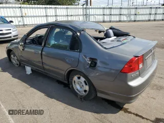 2005 Honda Civic with VIN JHMES96695S010228, listed as a Copart auction lot 55092935 with 156,482 mi miles and Salvage Title. Bid and sale history available at DreamBid. Image 2.