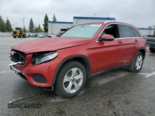 2018 Mercedes-Benz GLC with VIN WDC0G4JBXJV100754, listed as a Copart auction lot 49175025 with 46,158 mi miles and Salvage Title. Bid and sale history available at carsss.com. Image 1.